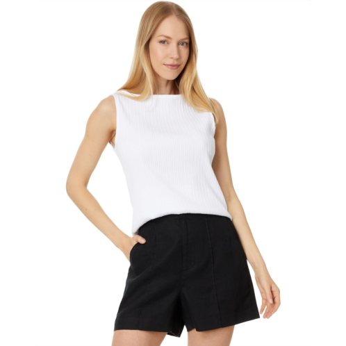 Womens Madewell Ribbed Boatneck Tank
