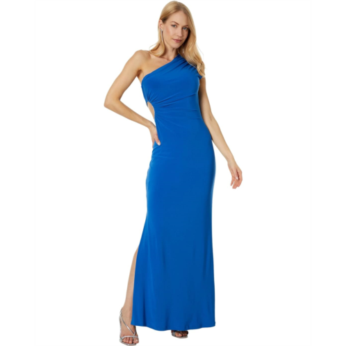 Womens BCBGMAXAZRIA One Shoulder Gown