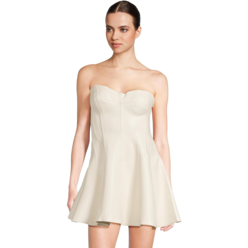 Norma Kamali Strapless Grace Mini Dress