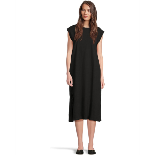 Womens Mod-o-doc Cap Sleeve Column Dress with Side Slits