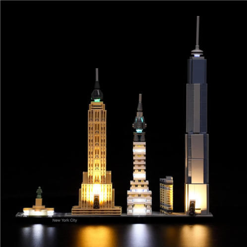 YEABRICKS LED Light for Lego-21028 Architecture New York City Building Blocks Model (Lego Set NOT Included)