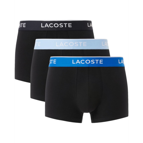 Mens Lacoste 3-Pack Stretch Cotton Trunks