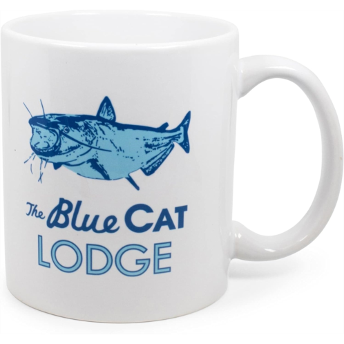 Surreal Entertainment Ozark Blue Cat Lodge Ceramic Mug Holds 11 Ounces