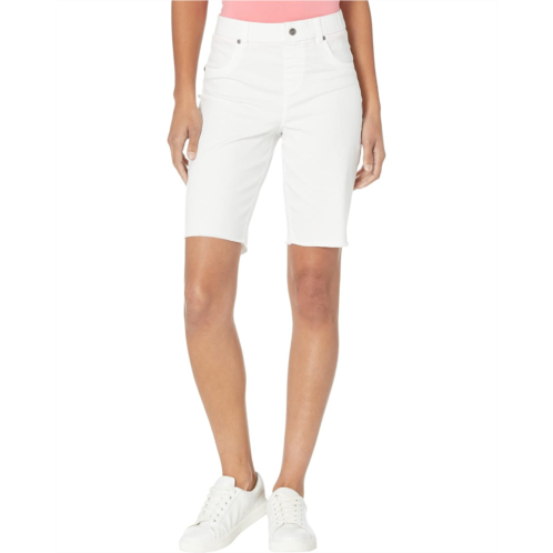 HUE Ultra Soft Denim High-Rise Bermuda Shorts