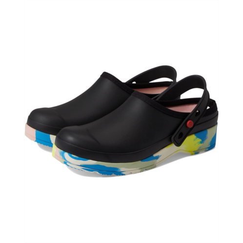 Womens Hunter Play Colur Splash Sole Strap Clog