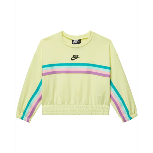 Nike Kids Striped Crew Neck Sweatshirt (Toddler)