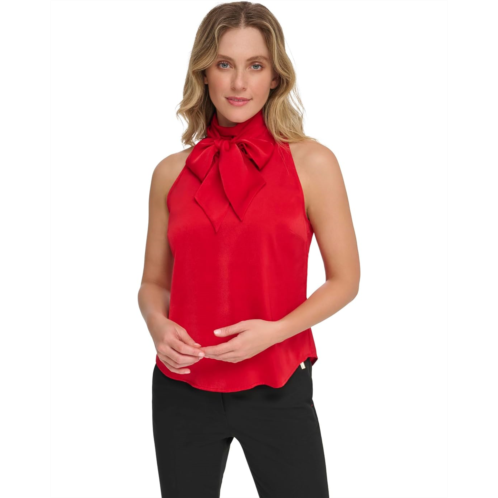 Tommy Hilfiger Sleeveless Bow Blouse