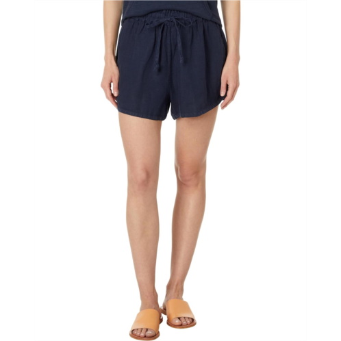 Faherty Laguna Linen Tie Waist Shorts