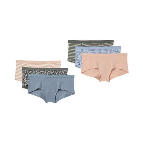 Womens PACT Everyday Boyshorts 6-Pack