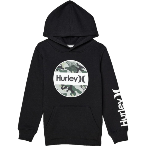 Hurley Kids One & Only Camo Fleece Pullover Hoodie (Little Kids)