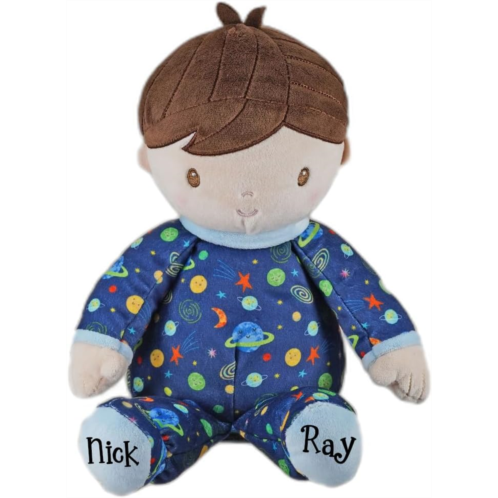 Douglas Galaxy Baby Doll - Gavin Boy Stuffed Animal Toy - Plush Doll Baby Keepsake Gift with Custom Name