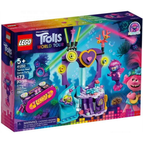 LEGO Trolls World Tour Techno Reef Dance Party 41250 Building Kit, Awesome Trolls Playset for Creative Play, New 2020 (173 Pieces)