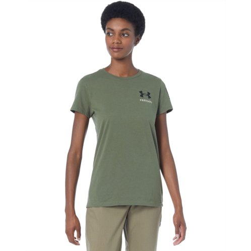 Womens Under Armour New Freedom Banner T-Shirt