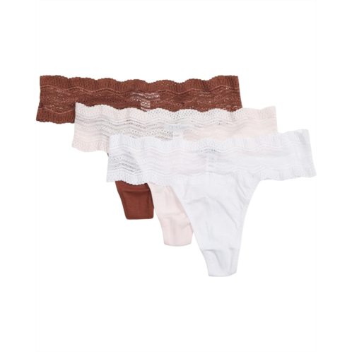 Womens Cosabella Dolce Cotton 3-Pack Thong