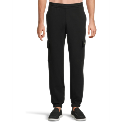 Mens Lacoste Regular Fit Fleece Non-brushed Cargo Sweatpants