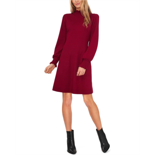 Womens CeCe Mock Neck Sweaterdress