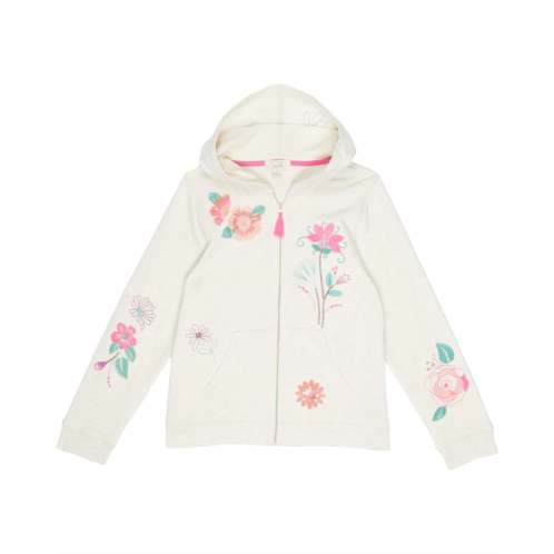 PEEK Flower Embroidered Hooded Zip-Up Jacket (Toddler/Little Kids/Big Kids)