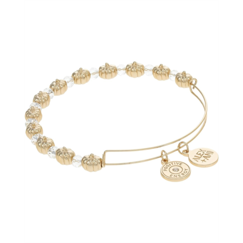 Alex and Ani Pumpkin and Crystal Beaded Bracelet