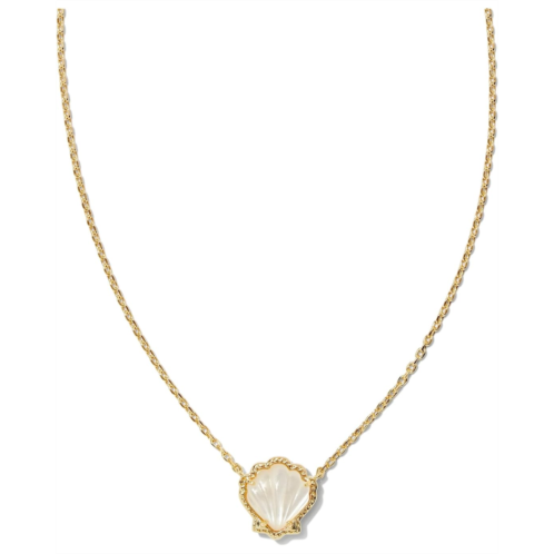 Kendra Scott Brynne Shell Short Pendant Necklace