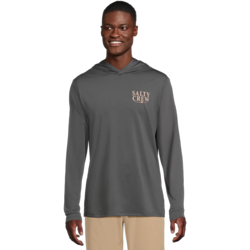 Mens Salty Crew Yellowfin Hood Sunshirt