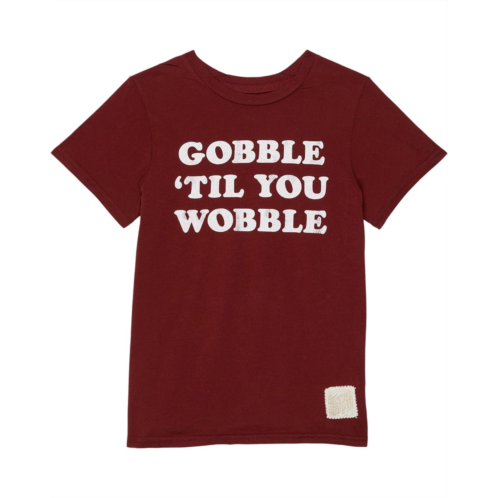 The Original Retro Brand Kids Cotton Gobble Till You Wobble Crew Neck Tee (Little Kids/Big Kids)