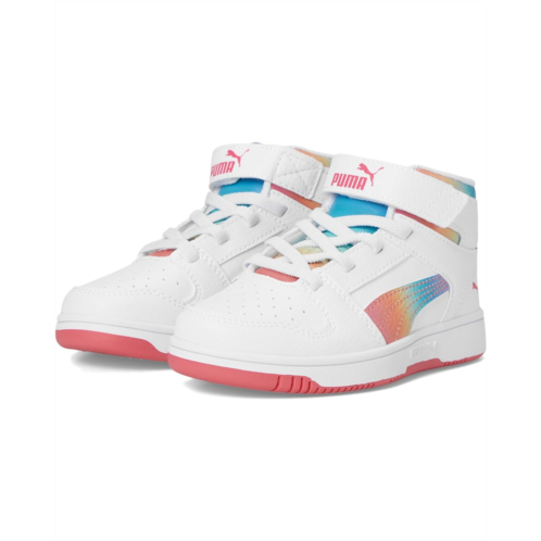 PUMA Kids Rebound Layup Mid Hook And Loop (Little Kid)