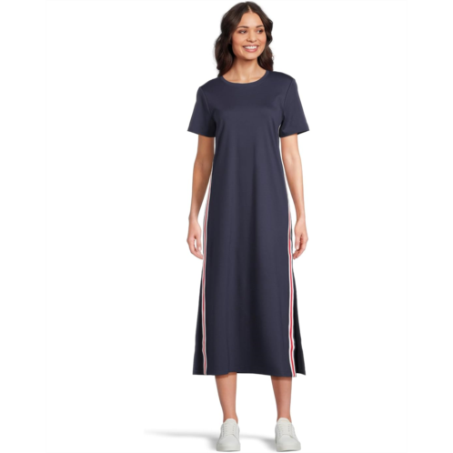Womens Elliott Lauren Short Sleeve Maxi Knit Dress