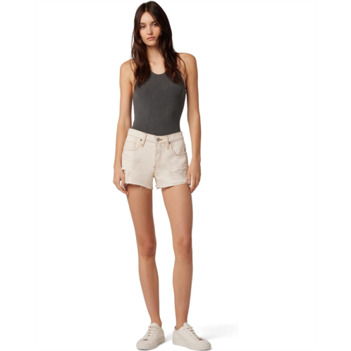 Hudson Jeans Lori High-Rise Shorts in Rip and Repair