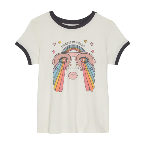 Tiny Whales Dream In Color Ringer Tee (Toddler/Little Kids/Big Kids)