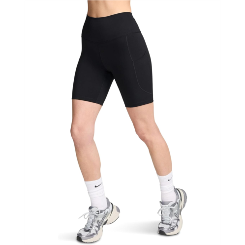 Womens Nike Dri-FIT One High-Rise 8 Pocket Shorts