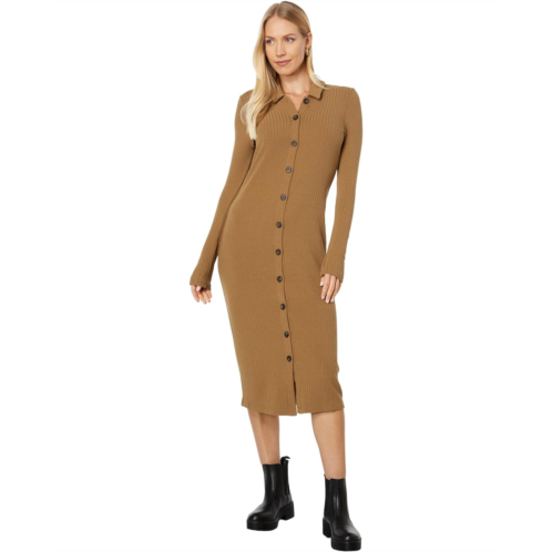 Madewell Button-Front Midi Shirtdress