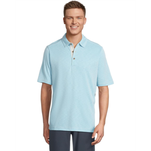 Mens Johnston & Murphy Slub Polo