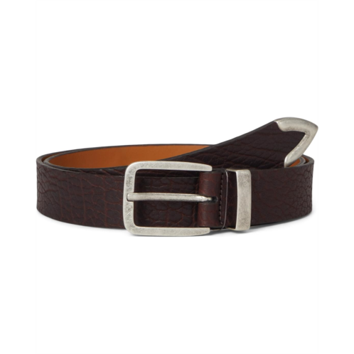 Johnston & Murphy Distressed Tipped Belt