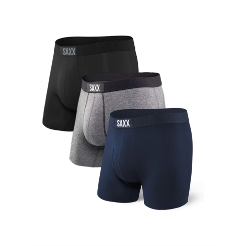 Mens SAXX UNDERWEAR Vibe Boxer Brief 3-Pack