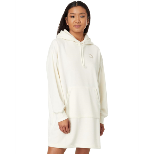 Womens PUMA Classics French Terry Hooded Dress