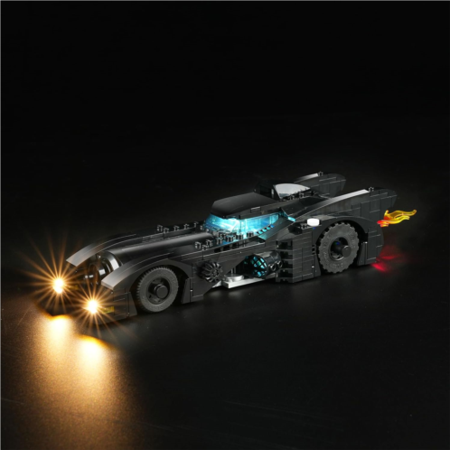 Rorliny LED Light Kit for Lego DC Batmobile: Batman vs The Joker Chase 76224 Building Set, Creative Lighting kit Compatible with Lego 76224 (Lights Only, No Lego Set)