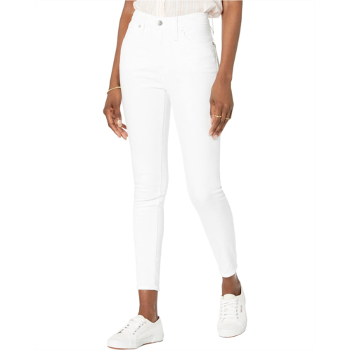 Madewell 9 Mid-Rise Crop Jeans in Pure White