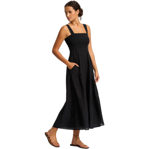 Womens Seafolly Beach Edit Faithful Midi Dress