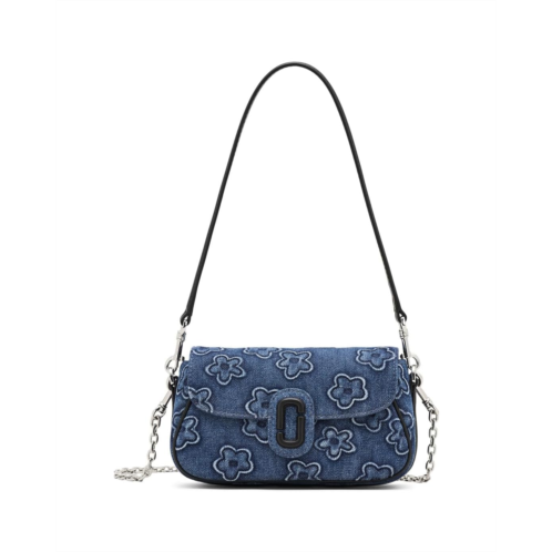 Marc Jacobs The Puffy Daisy Denim Clover Shoulder Bag