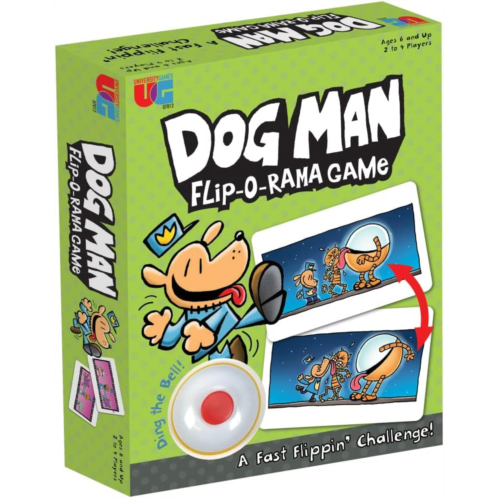 University Games, Dog Man Flip-o-Rama Card Matching Game, Based on The Dog Man Books Series, for 2 or More Players Ages 6 and Up