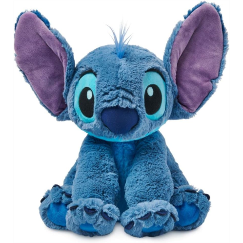 Disney Store Stitch Plush Soft Toy, Medium 15 3/4 inches, Lilo & Stitch, Cuddly Alien Soft Toy with Big Floppy Ears and Fuzzy Texture, Suitable for All Ages Toy Figure