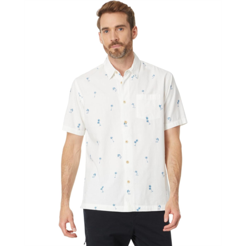 Mens Quiksilver Waterman Sail Palm Button-Up Shirt