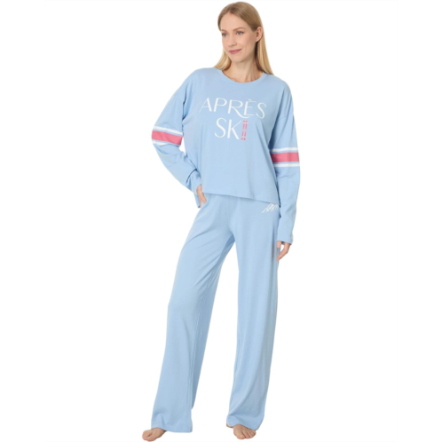 P.J. Salvage Womens PJ Salvage Cotton Modal Jersey Softee Pajama Set