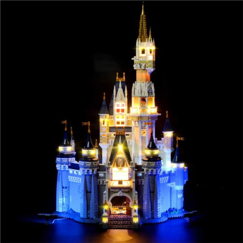 LIGHTAILING Light Set for (Disney Castle) Building Blocks Model - Led Light kit Compatible with 71040(NOT Included The Model)