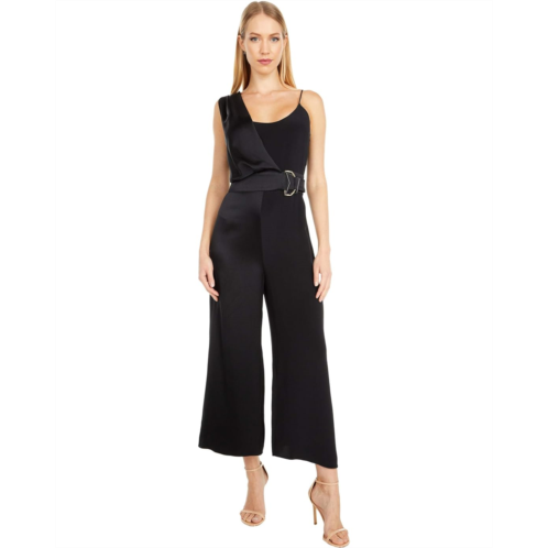 Cushnie Sleeveless Cropped Wide Leg Jumpsuit with Drape