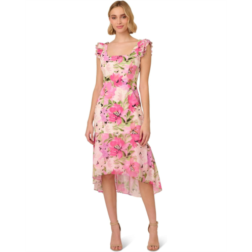 Adrianna Papell Printed Midi Dress