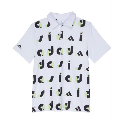 Adidas Golf Kids Golf Graphic Print Polo Shirt (Little Kids/Big Kids)