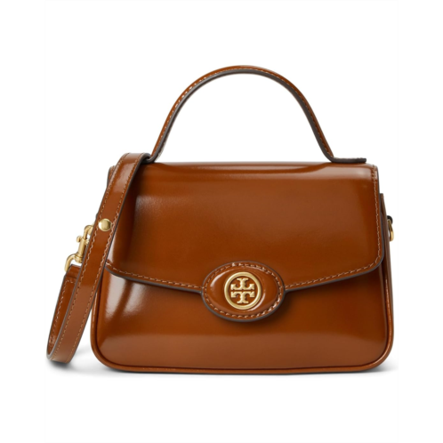 Tory Burch Robinson Spazzolato Small Top-Handle Bag