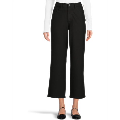 Womens KUT from the Kloth Petite Jodi - High-Rise Wide Leg Pants in Black