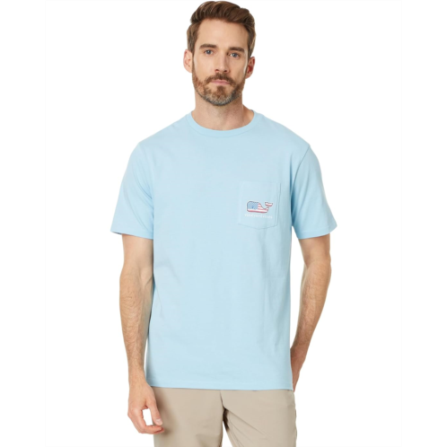 Mens Vineyard Vines Whale Short Sleeve Pocket Tee